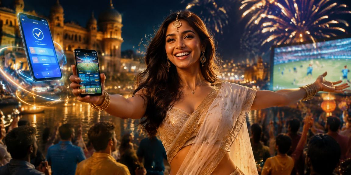 Lively Indian lottery players enjoying Jackpot Slots in festive attire